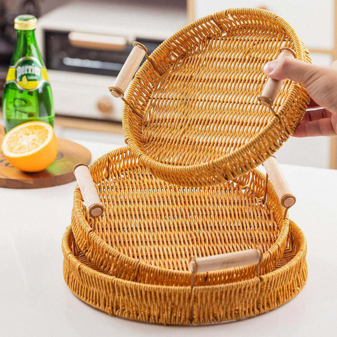 Handcrafted Woven Storage Tray