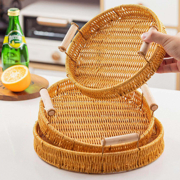 Handcrafted Woven Storage Tray