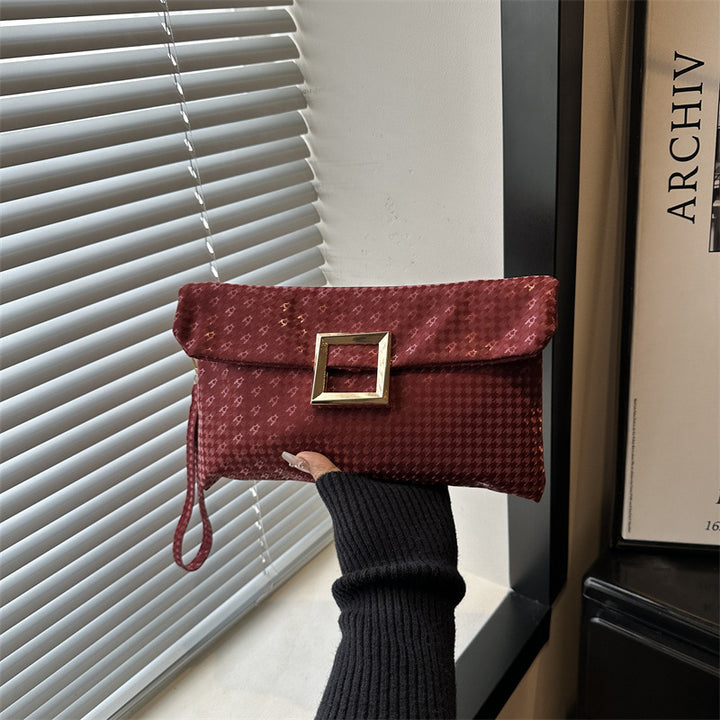 Elegant Textured Clutch Bag