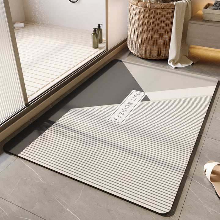 Decorative Floral Bath Mat Kalsten