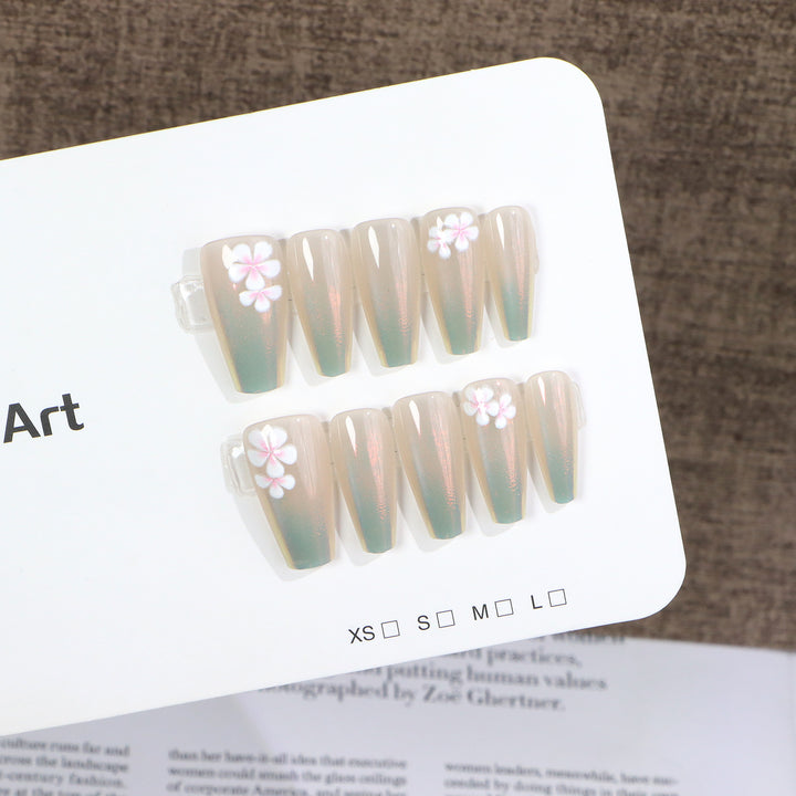 Elegant Artistic Press-On Nail Set Kalsten