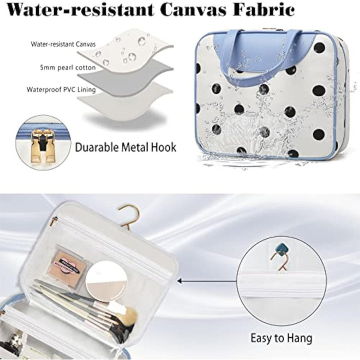 Versatile cosmetic organizer bag with detachable compartment Kalsten