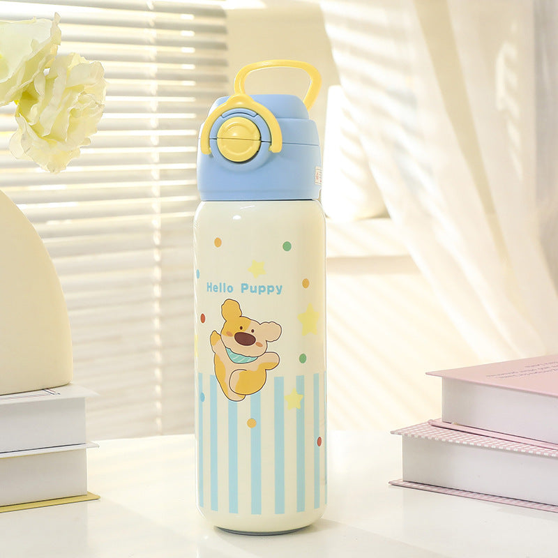 Women's insulated drinking bottle with child-friendly design and practical carrying handle Kalsten