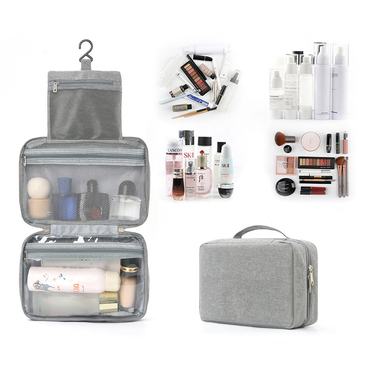 Travel toiletry bag with hooks and multiple compartments Kalsten