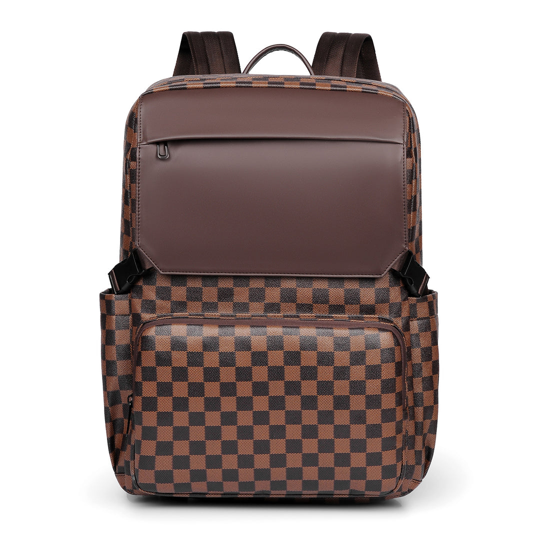 High-Quality Trendy Checkerboard Backpack Kalsten