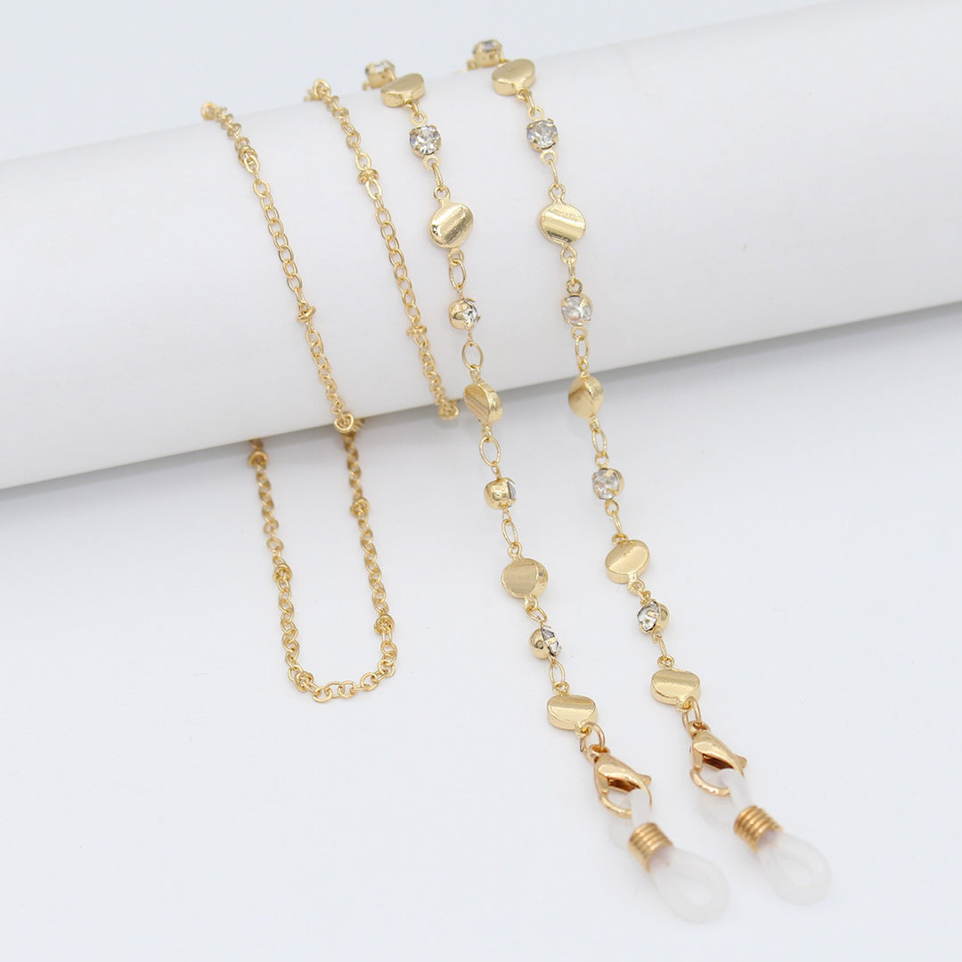 Elegant Crystal-Embellished Eyewear Chain Kalsten 1788159829