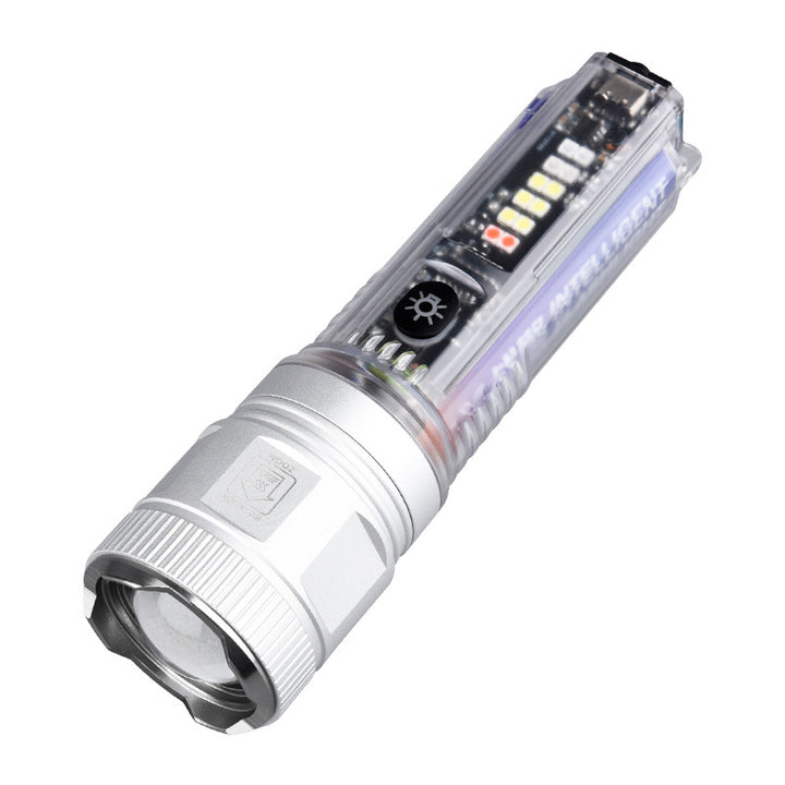 Versatile Rechargeable LED Flashlight with Intelligent Features Kalsten