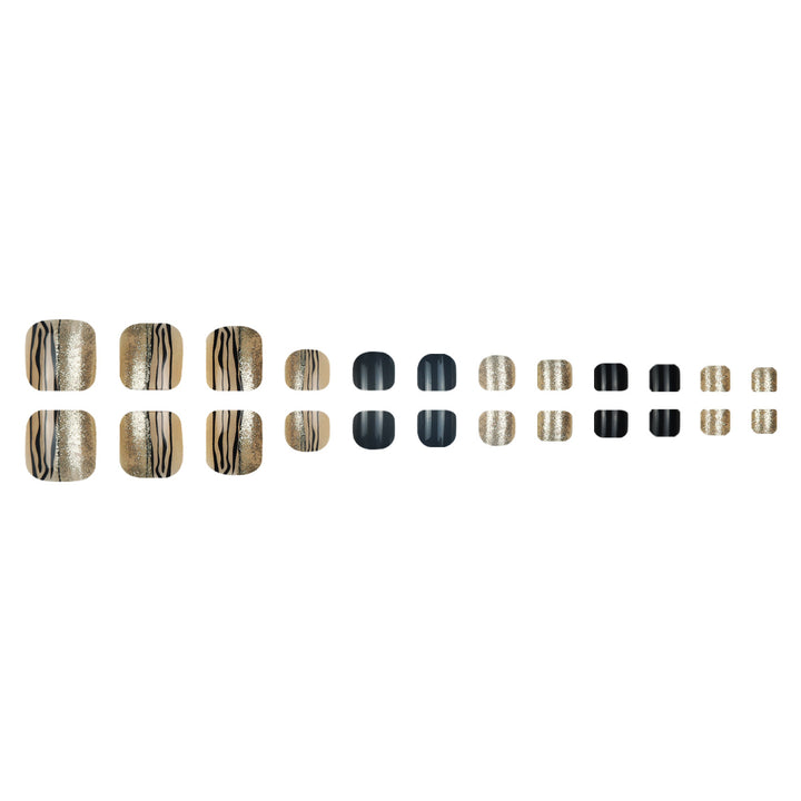 Stylish Decorative Press-On Toenails Kalsten