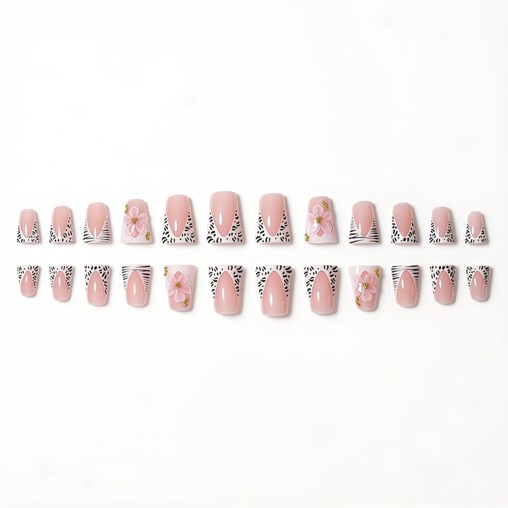 Floral Glam Press-On Nail Extensions Kalsten