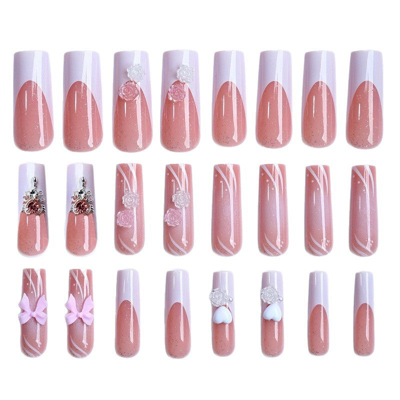 Artificial nails with elegant decorations Kalsten
