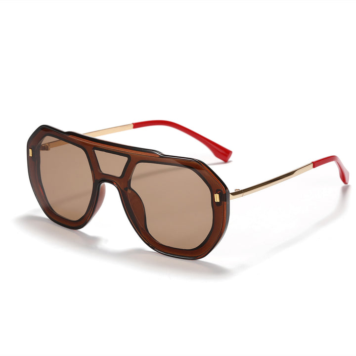 Women oversized geometric sunglasses with elegant frame Kalsten