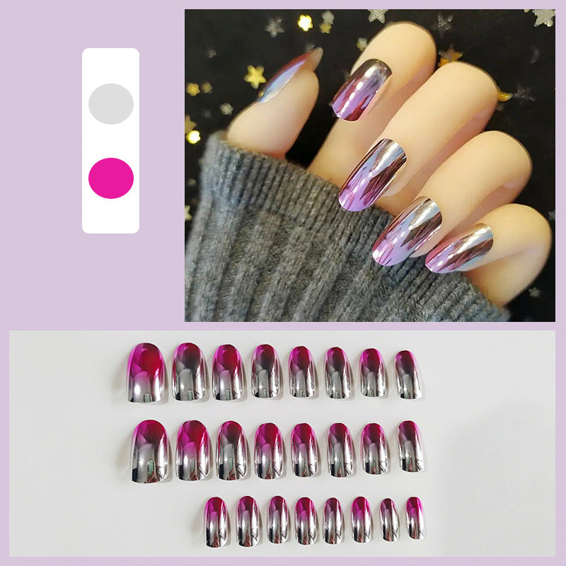 Creative artificial nails in modern gradient design Kalsten