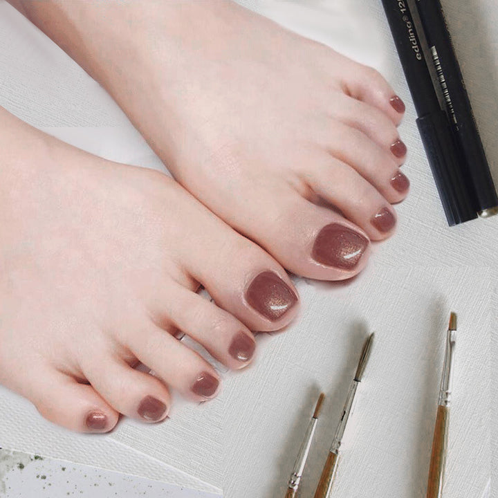 Decorative Press-On Toenails 1790727487