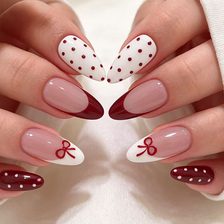 Elegant Almond Cupcake Nail Design Kalsten