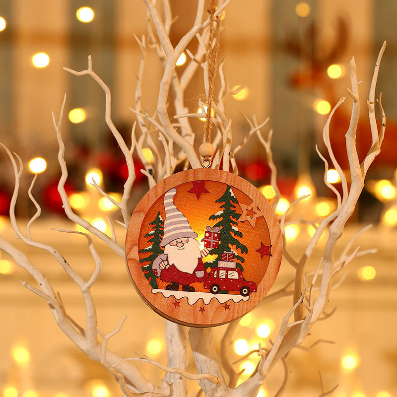 Festive Wooden Christmas Ornament Kalsten