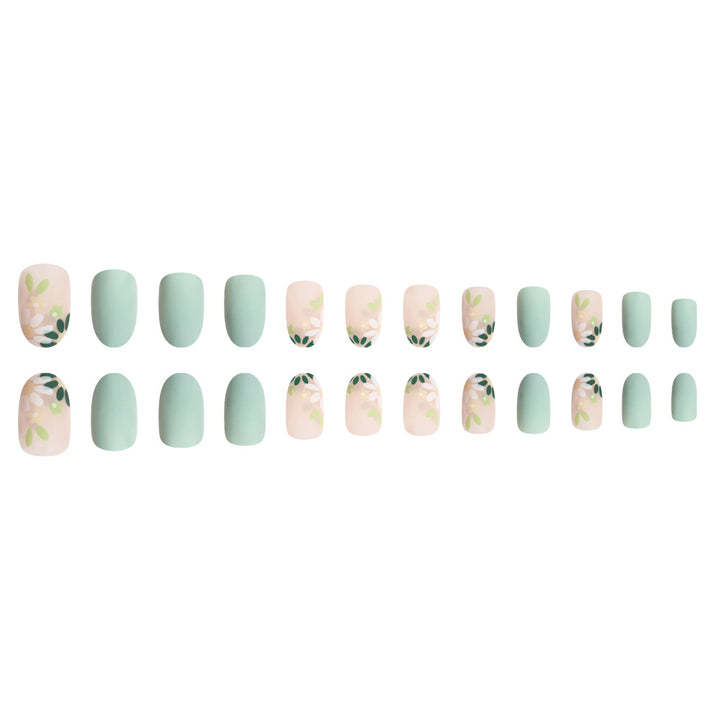 Press-On Floral Nail Art Set Kalsten