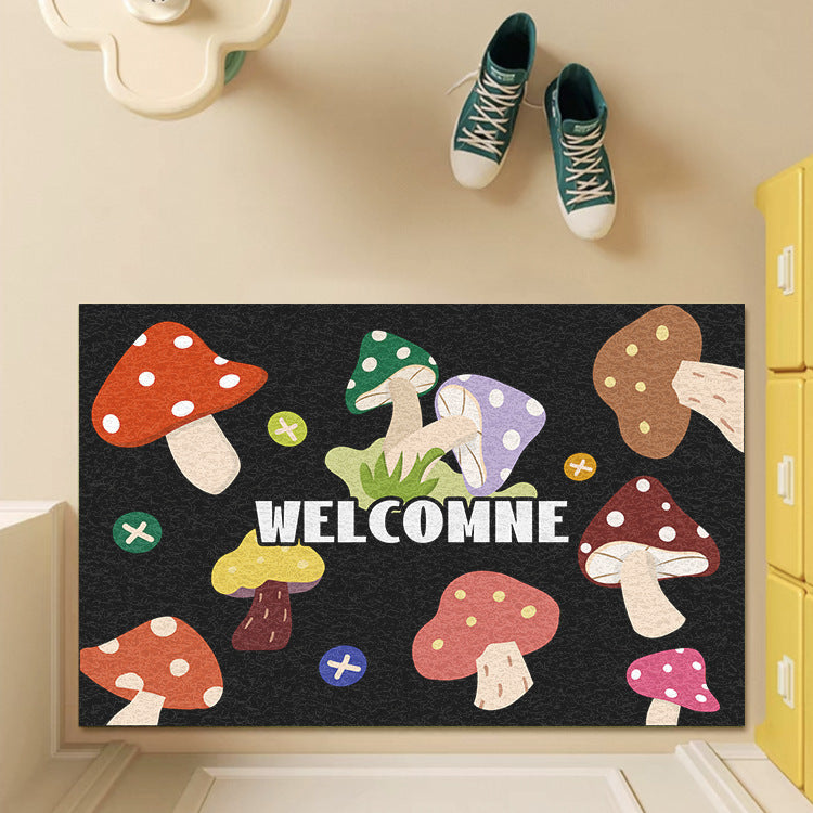 Decorative Pumpkin-Themed Welcome Mat