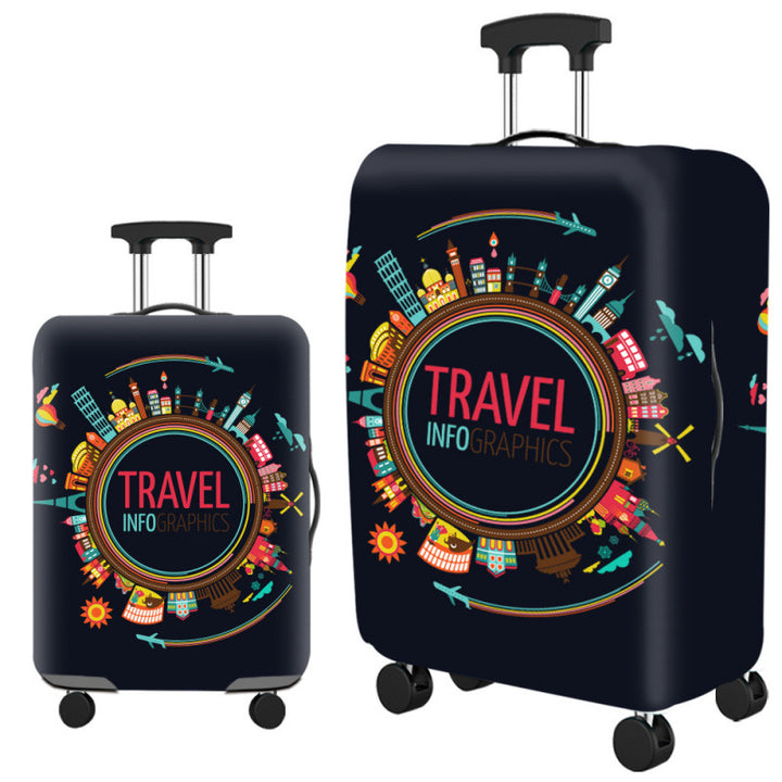 Artistic Travel Hard Shell Suitcase Kalsten