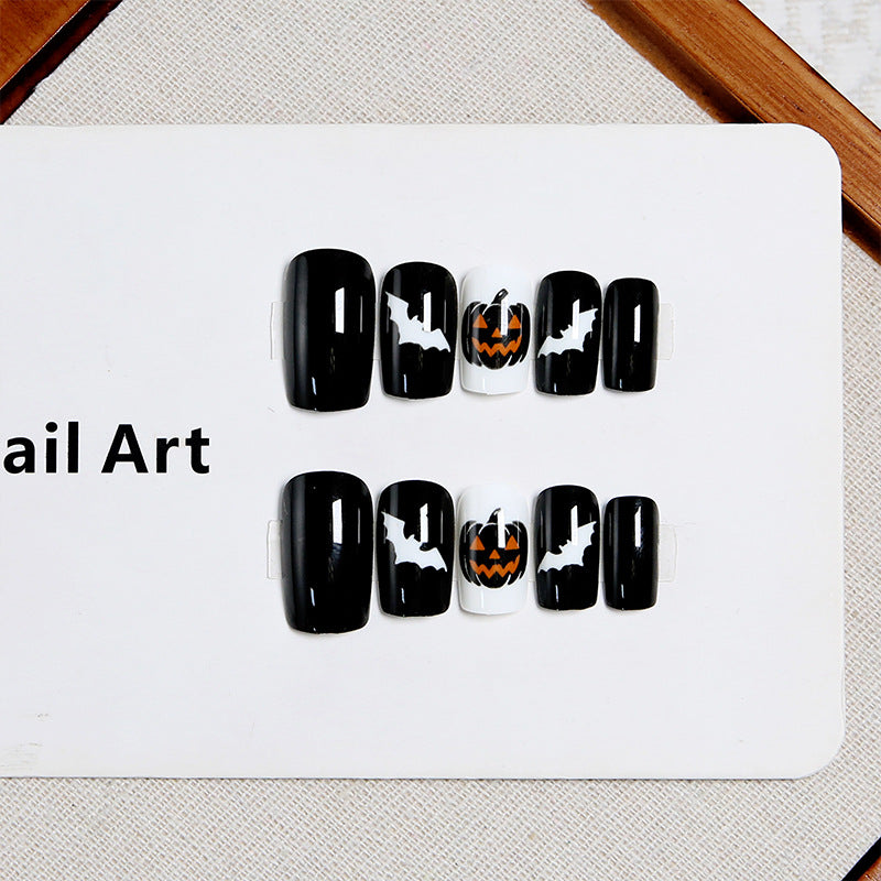 Acrylic nail set with Halloween motifs Kalsten