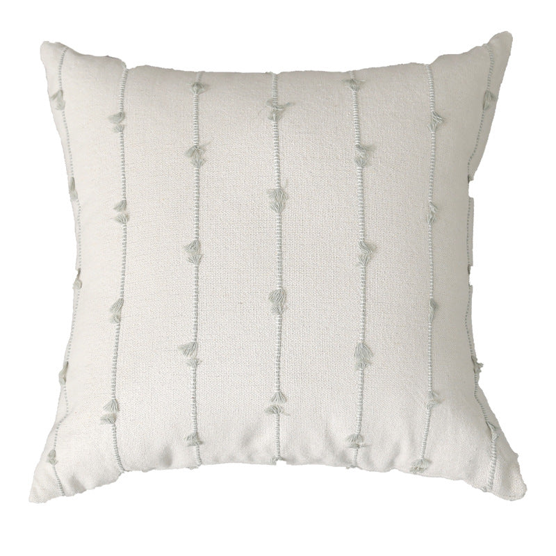 Textured Cotton Accent Pillow