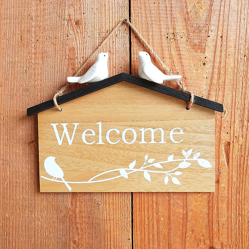 Rustic Welcome Home Wall Sign
