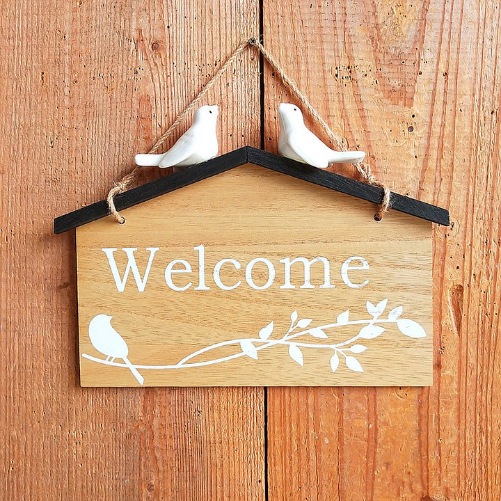 Rustic Welcome Home Wall Sign