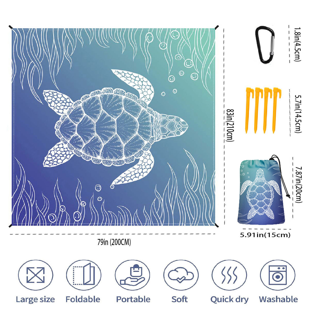 Extra-Large Portable Beach Mat Kalsten