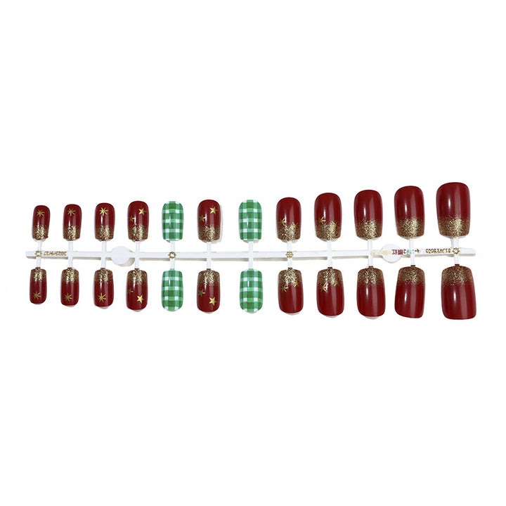 Festive Nail Art Press-On Set Kalsten