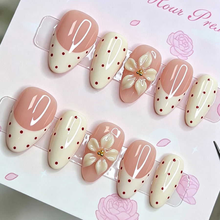 Premium Decorated Press-On Nail Set Kalsten
