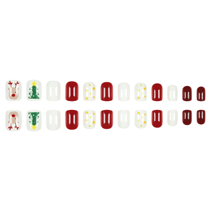 Holiday-Themed Press-On Nail Set Kalsten