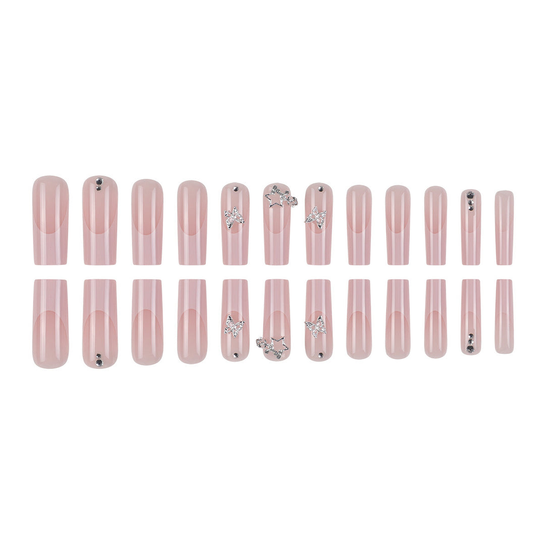 Glamorous Long Square Nail Art Set Kalsten