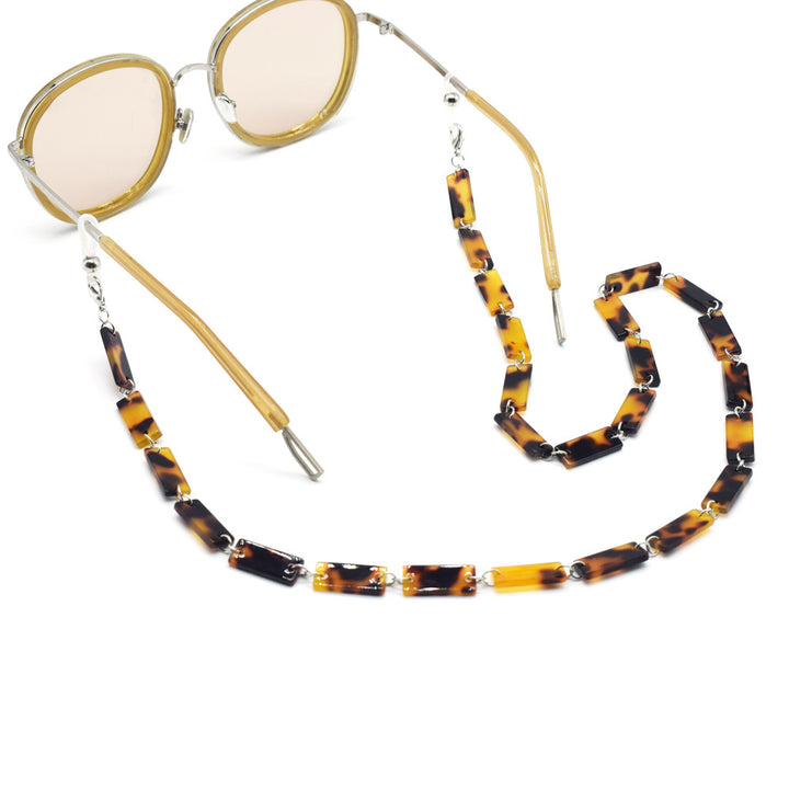 Stylish Tortoiseshell Pattern Eyewear Chain Kalsten