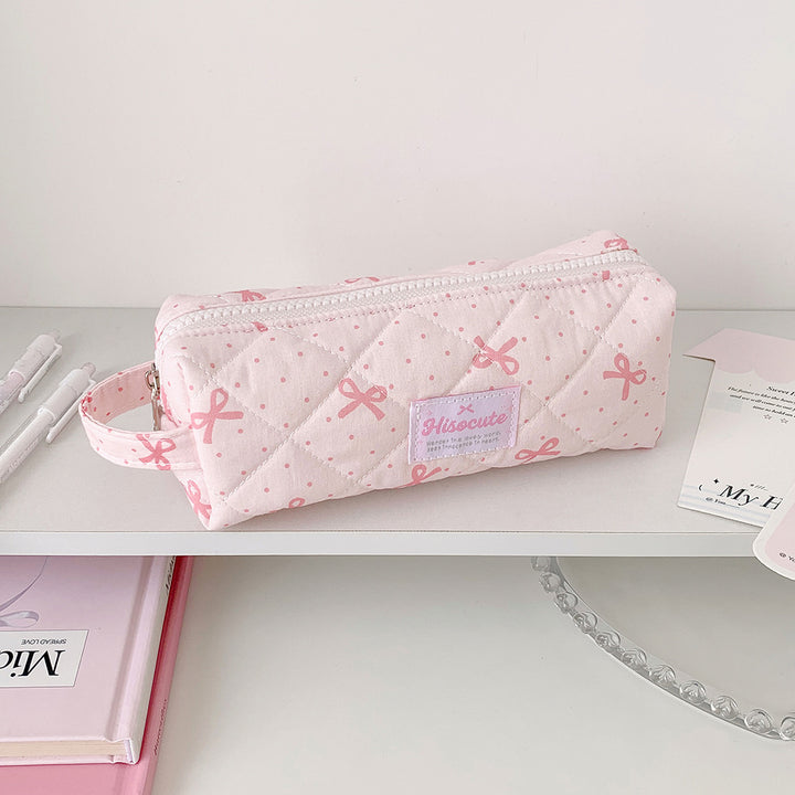 Quilted Pencil Case with Zipper Kalsten