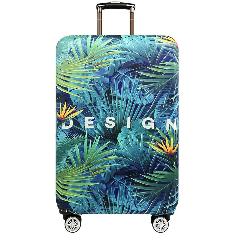 Women Hard Shell Suitcase with Exotic Plant Pattern Kalsten