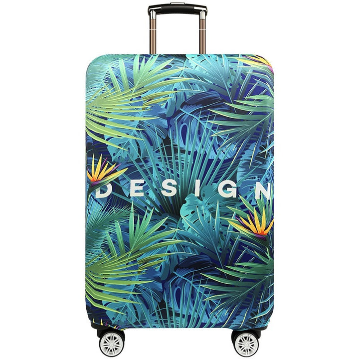 Women Hard Shell Suitcase with Exotic Plant Pattern Kalsten
