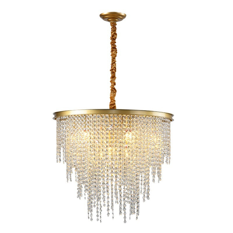Crystal Raindrop Pendant Chandelier