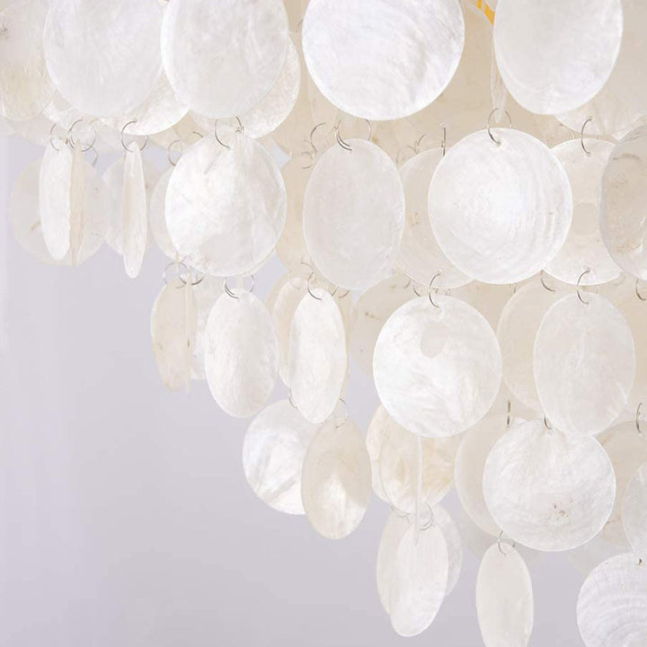 Stylish Mother of Pearl Pendant Chandelier