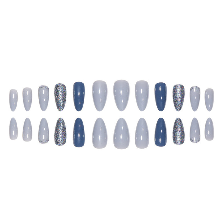 Elegant Glitter-Stone Nail Art Kalsten