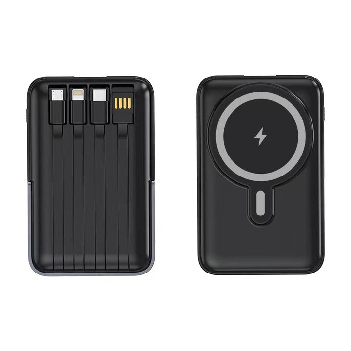Powerbank with integrated charging cable and magnetic charging function Kalsten