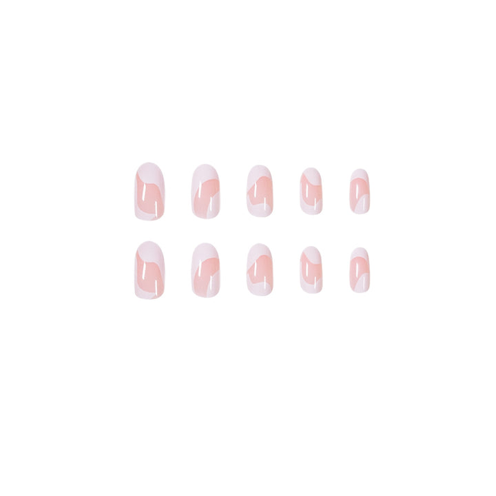 Artistic stiletto nails with elegant color structures Kalsten