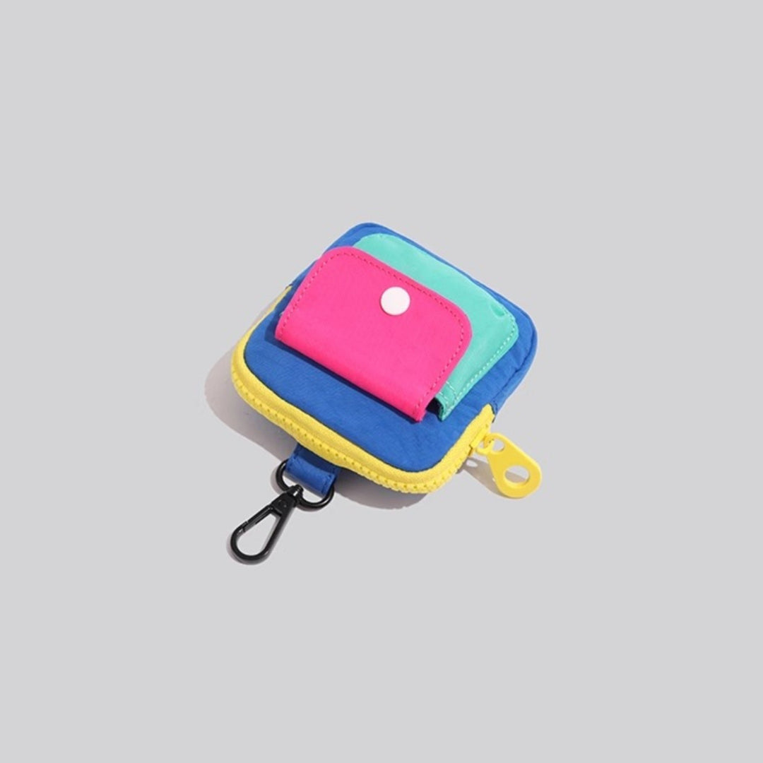 Color-Block Mini Storage Pouch Kalsten