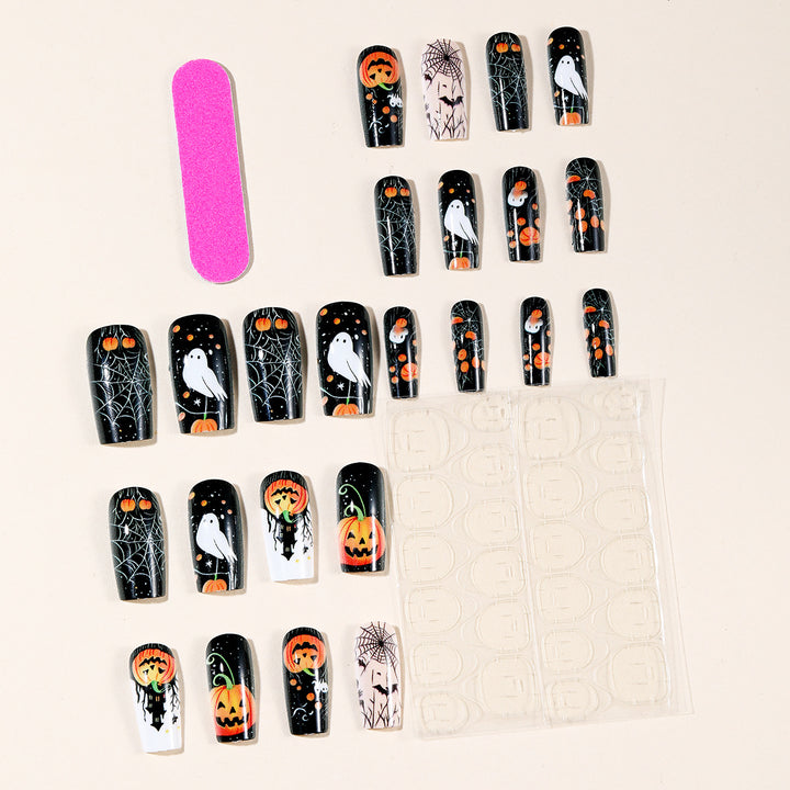 Festive Halloween-Themed Nail Art Kalsten