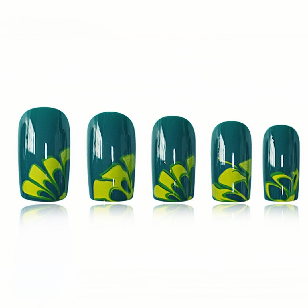 Artistic Marble Effect Nail Art Extensions Kalsten
