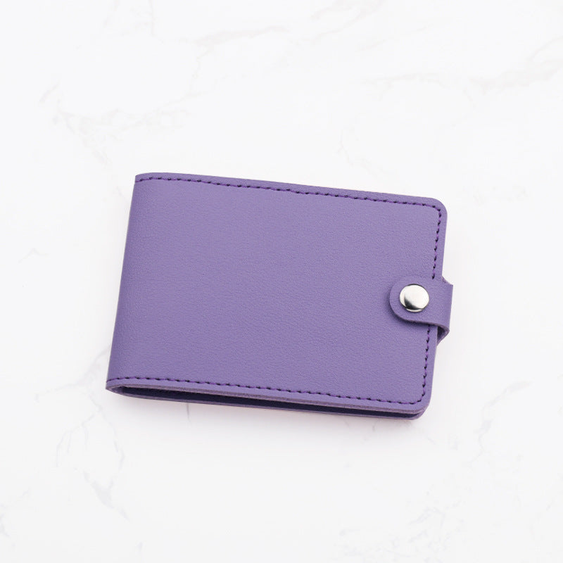 Compact Leather Card Wallet