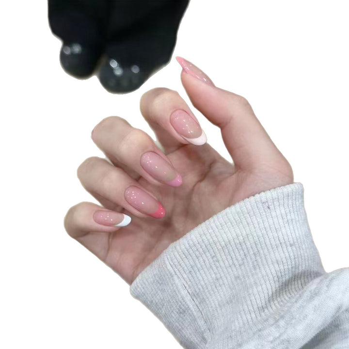Elegant Ombre French Tip Nail Extensions Kalsten