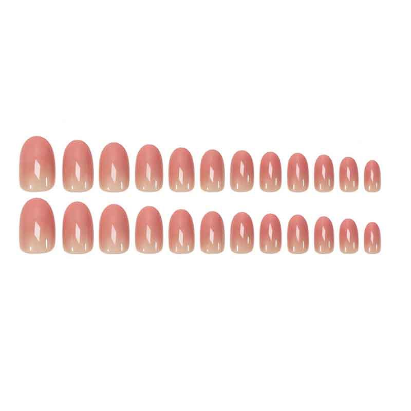 Acrylic nail set with elegant French-style design Kalsten