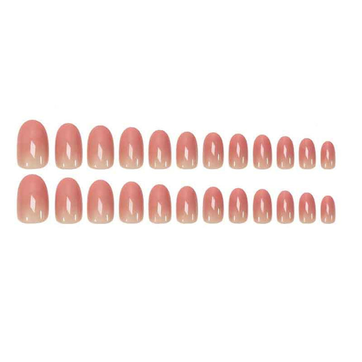 Acrylic nail set with elegant French-style design Kalsten