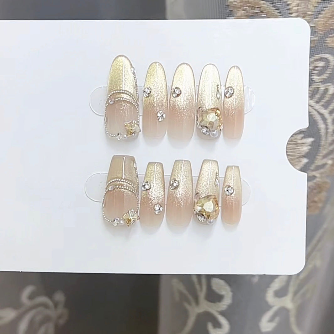 Glamorous Adhesive Press-On Nail Art Set Kalsten
