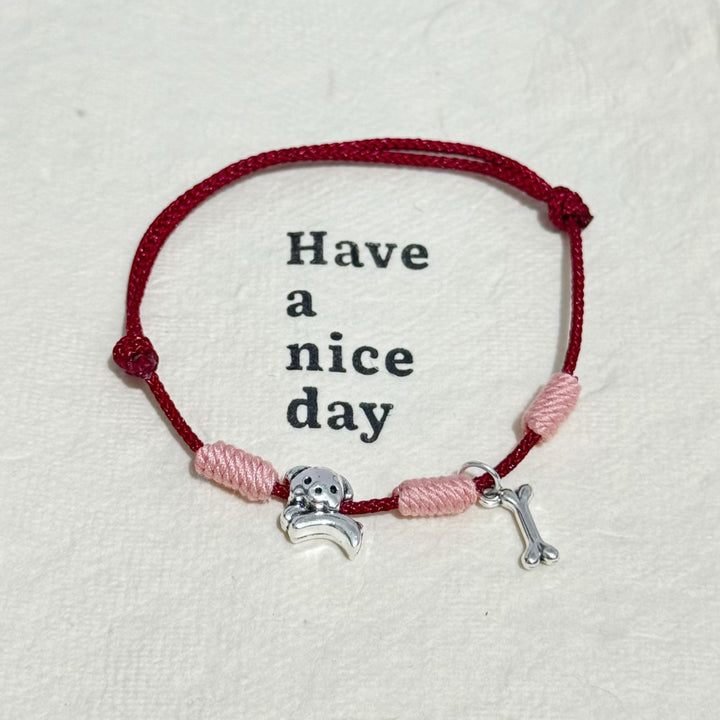 Adjustable Dog Theme Charm Bracelet Kalsten