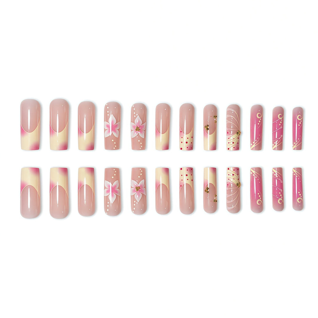 Floral Artisan Press-On Nail Set Kalsten